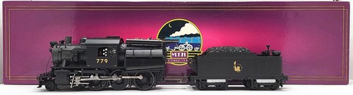 MTH 20-3357-1 O Scale Jersey Central 4-6-0 Camelback mit PS2 (Hi-Rail Wheels) #779 | Zustand: Used
