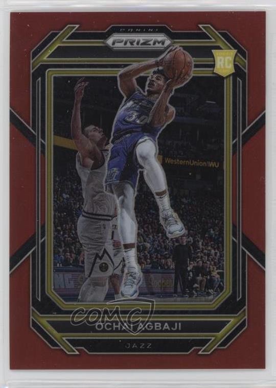 2022-23 Panini Prizm Red Prizm 224/299 Ochai Agbaji #267 14cm