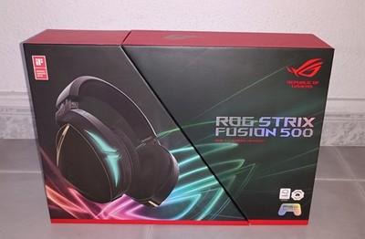 ASUS ROG 7.1 Strix Fusion 500 RGB Gaming Headphones ESS DAC PC Amp - Brand New