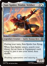 Sun-Spider, Nimble Webber #154 Near Mint SPM Marvel's Spider-Man Magic MTG