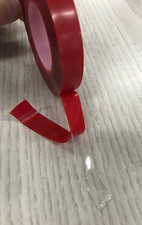 Double Sided Tape Heavy Duty 1/2" 10' Acrylic Strong Adhesive Removable Clear