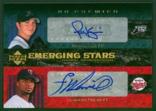 2007 UD Premier SCOTT KAZMIR FRANCISCO LIRIANO Gold Emerging Stars Dual Auto /25