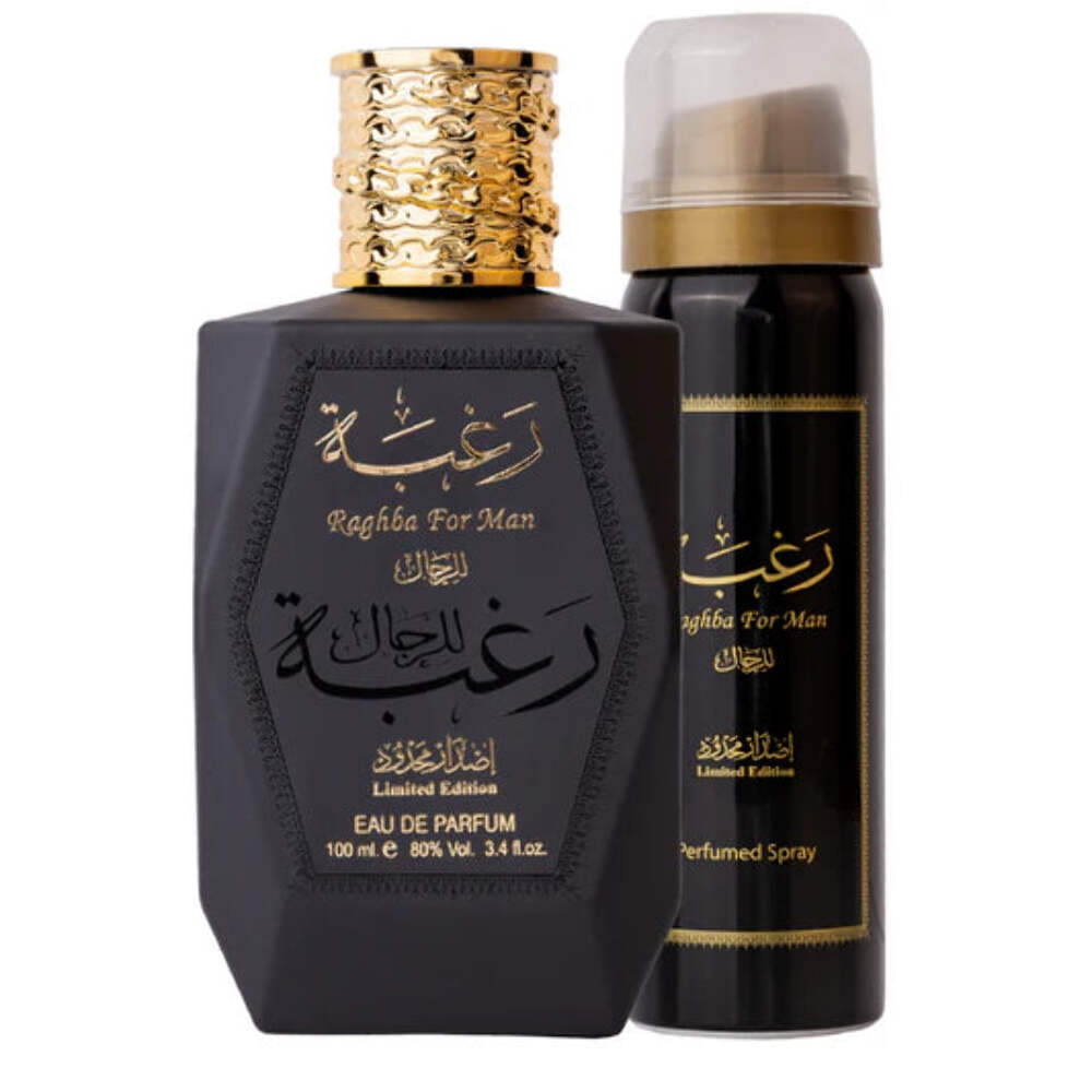 Men Lattafa Raghba Gift Set 3.4 FL | eBay