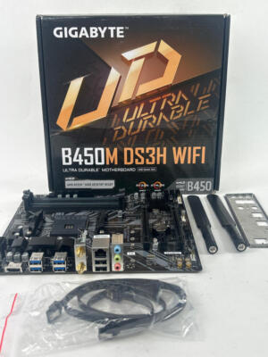 Gigabyte B450M DS3H WiFi AM4//AMD/B450 Motherboard(NO POWER)