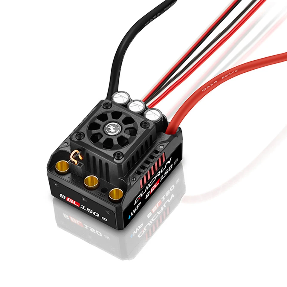 HOBBYWING QuicRun 150A G2 Brushless ESC Regler 4274 4268 Motor für 1/8 RC Auto - Bild 4 von 4
