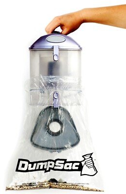 DumpSac -Contain Bagless Vacuum Dirt, Reduce Exposure to Dust Allergens 20 Bags 