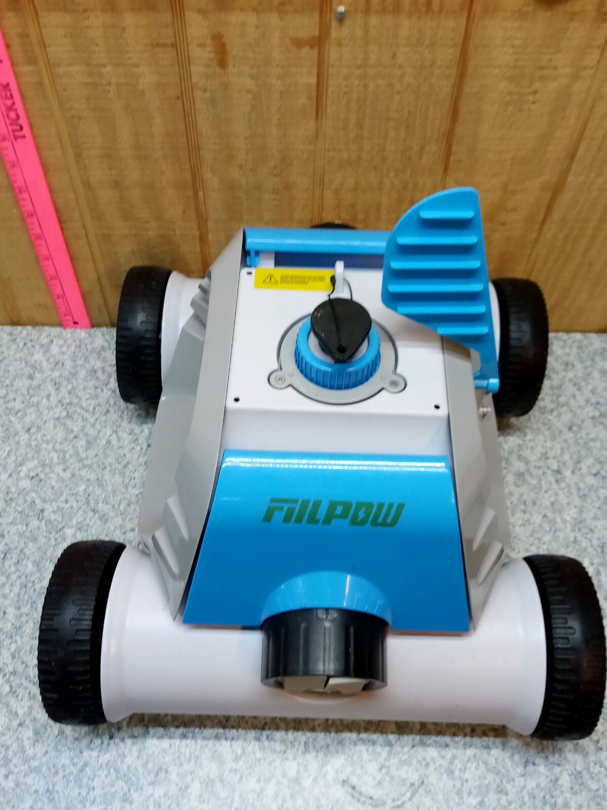 FIILPOW PR800 Lightweight Automatic Cordless Robotic Pool Cleaner Blue eBay