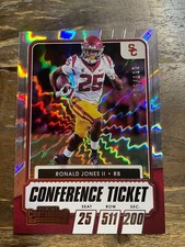 2021 Panini Contenders Draft Picks Conference Ticket #71 Ronald Jones II /199