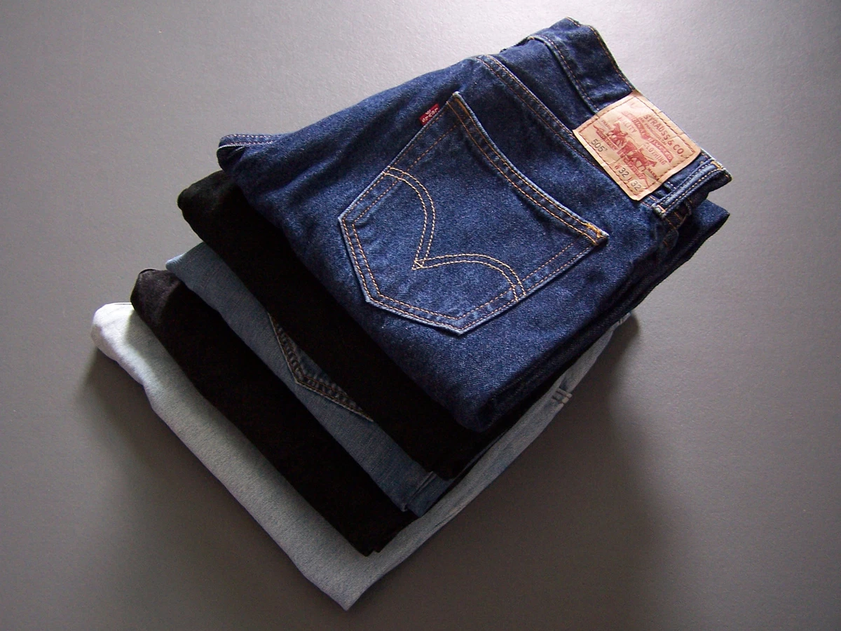Levis 505 Jeans Vintage Straight Leg eBay