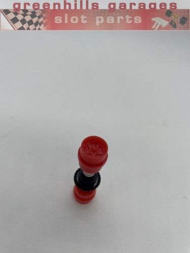Greenhills Scalextric Hinterachse 55 mm + rote Räder + Zahnrad - P8885
