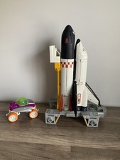 Vintage Matchbox Mega Rig Space Shuttle Alien Ship Shuttle Mission, Mattel