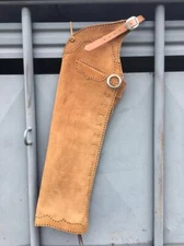 Leather Chinks Handmade Cowgirl Suede Leather Chaps, Custom Chinks