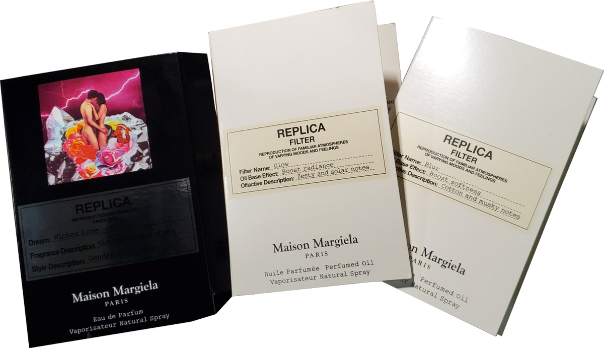 Maison Margiela Replica Wicked Love edp, with filters Blur