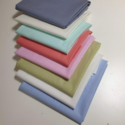 Baumwolle Uni 25x25cm Quadrat Stoff 20 Stück Quilten Patchwork Wimpel Material