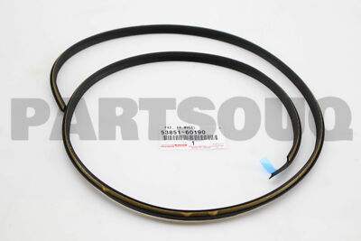 5385160190 Genuine Toyota PAD, FRONT WHEEL OPENING EXTENSION, NO.1