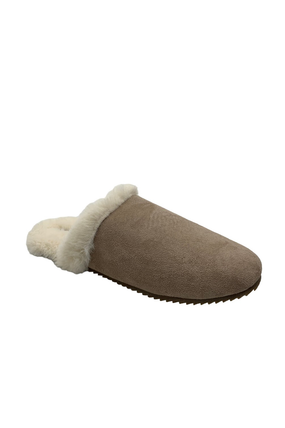 Исаак Мизрахи жив! Классические тапочки-микрошапки с искусственным мехом верблюжьего цвета