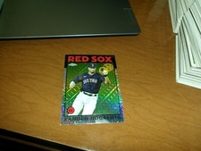 2021 TOPPS CHROME 35th ANN 1986 DESIGN MOJO REFRACTOR-XANDER BOGAERTS- RED SOX