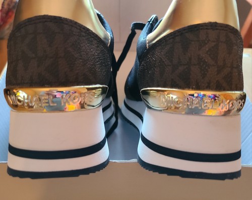Michael Kors MONIQUE Trainer Canvas Shoe (6M) - Picture 7 of 12