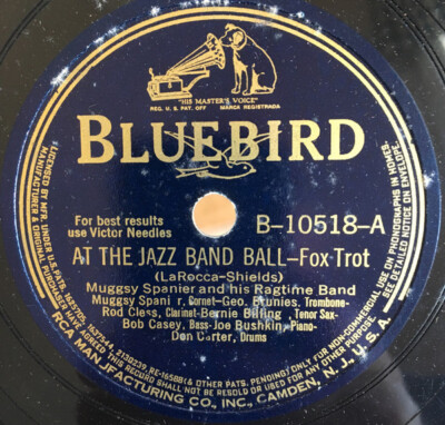 Muggsy Spanier's Ragtime Band - At The Jazz Band Ball / Livery Stable Blues 1940