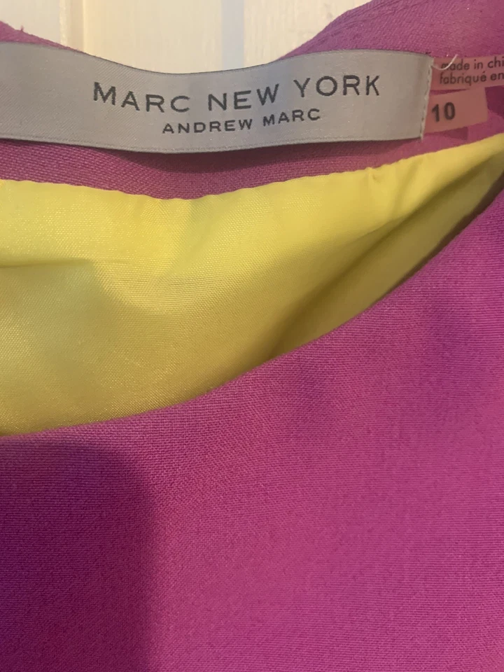 Платье Marc New York розовое без рукавов облегающее до талии с широкой подкладкой женское размер 10 - Изображение 2 из 4