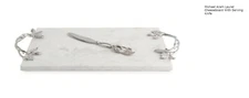 Michael Aram Laurel Cheeseboard With Serving Knife SKU 123445