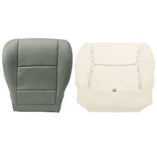 Driver Bottom Foam Cushion + Gray Replacement Seat Cover For Toyota Tundra 00-04