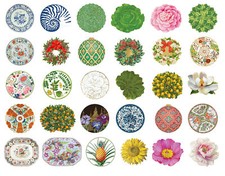 Caspari Die Cut large table mats 4 in a pack die cut to the shape of the picture