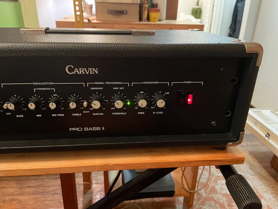 Cabezal amplificador de bajo Carvin Pro Bass II 100W (PBII-100) - ¡¡FUNCIONA MUY BIEN!!! Foto 3 de 4