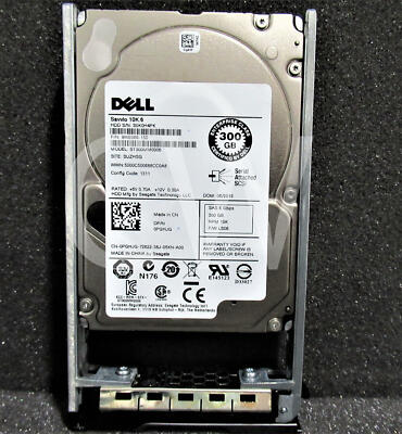 PGHJG ST300MM0006 Dell 300GB 10K RPM 6Gb/s 2.5'' SAS Hard Drive