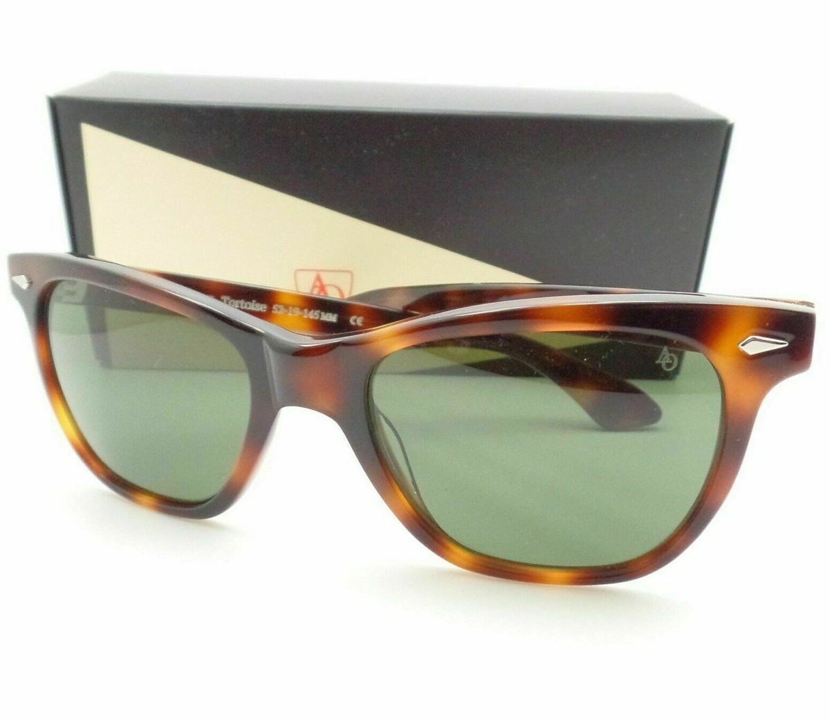 AO American Optical Saratoga Sunglasses Tortoise #1 Green, Polar