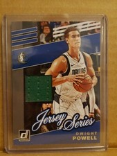 Dwight Powell 2019-20 Donruss Basketball JERSEY SERIES card #JS-DPL Mavericks