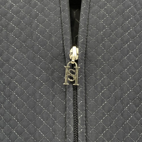 Sport Haley Ladies Navy Blue Quilted Lined Vest Size Medium Zip Pocket Korea EUC - Picture 5 of 8