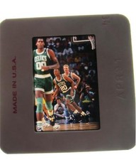 ROBERT PARISH 00 BOSTON CELTICS LARRY BIRD INDIANA STATE ORIGINAL SLIDE 2