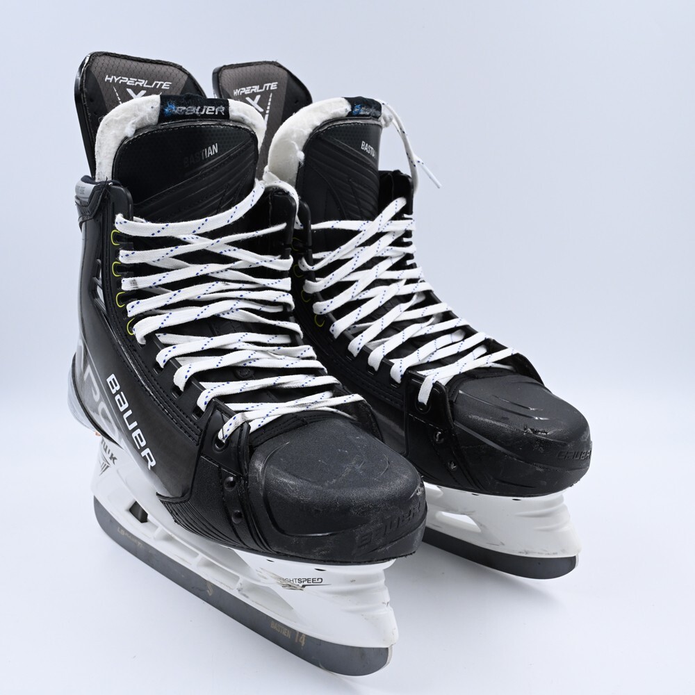 Bauer Vapor Hyperlite Pro Stock Ice Hockey Skates Used NHL Devils 