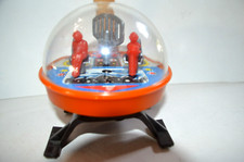 Vintage CTON Wind Up Walking Moon Walker Space Ship UFO With Key
