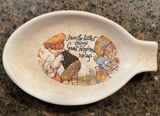 McCoy Pottery 1970's Vintage Spoon Rest #232 Made In The USA