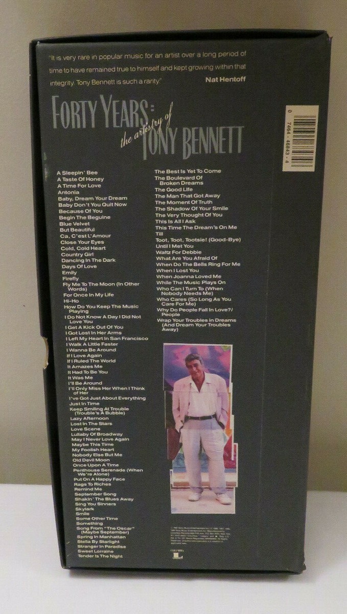 Forty Years: The Artistry Of Tony Bennett 4-Cassette Box Set | eBay