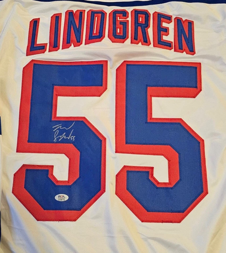 Ryan Lindgren Signed Autographed #55 NY New York Rangers Jersey Auto ...