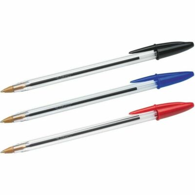 BIC Kugelschreiber 12er Pack – Klassisch, Zuverlässig, Für Büro & Schule