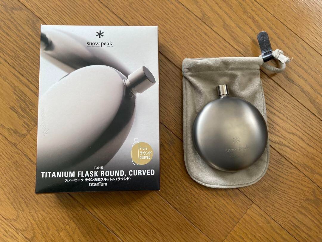 スノーピーク(snow peak) チタン 丸型スキットル(ラウンド) T スノーピーク(snow peak) チタン 丸型スキットル(ラウンド) T