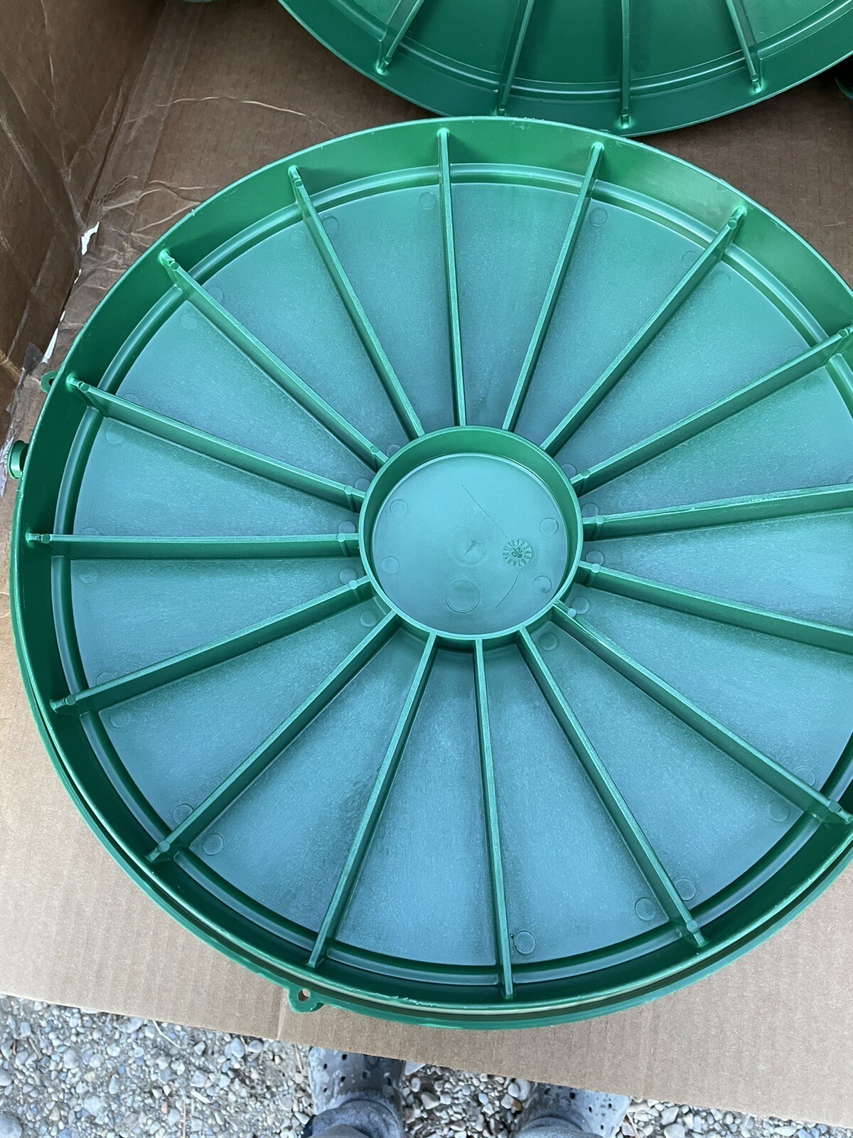 16" Septic Tank Lid/Cover TufTite Domed Riser Lid eBay