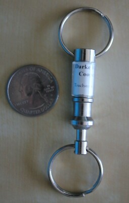 Darke Rural Electric Touchstone Energy Pull A Part Metal Keychain Key Ring 33282