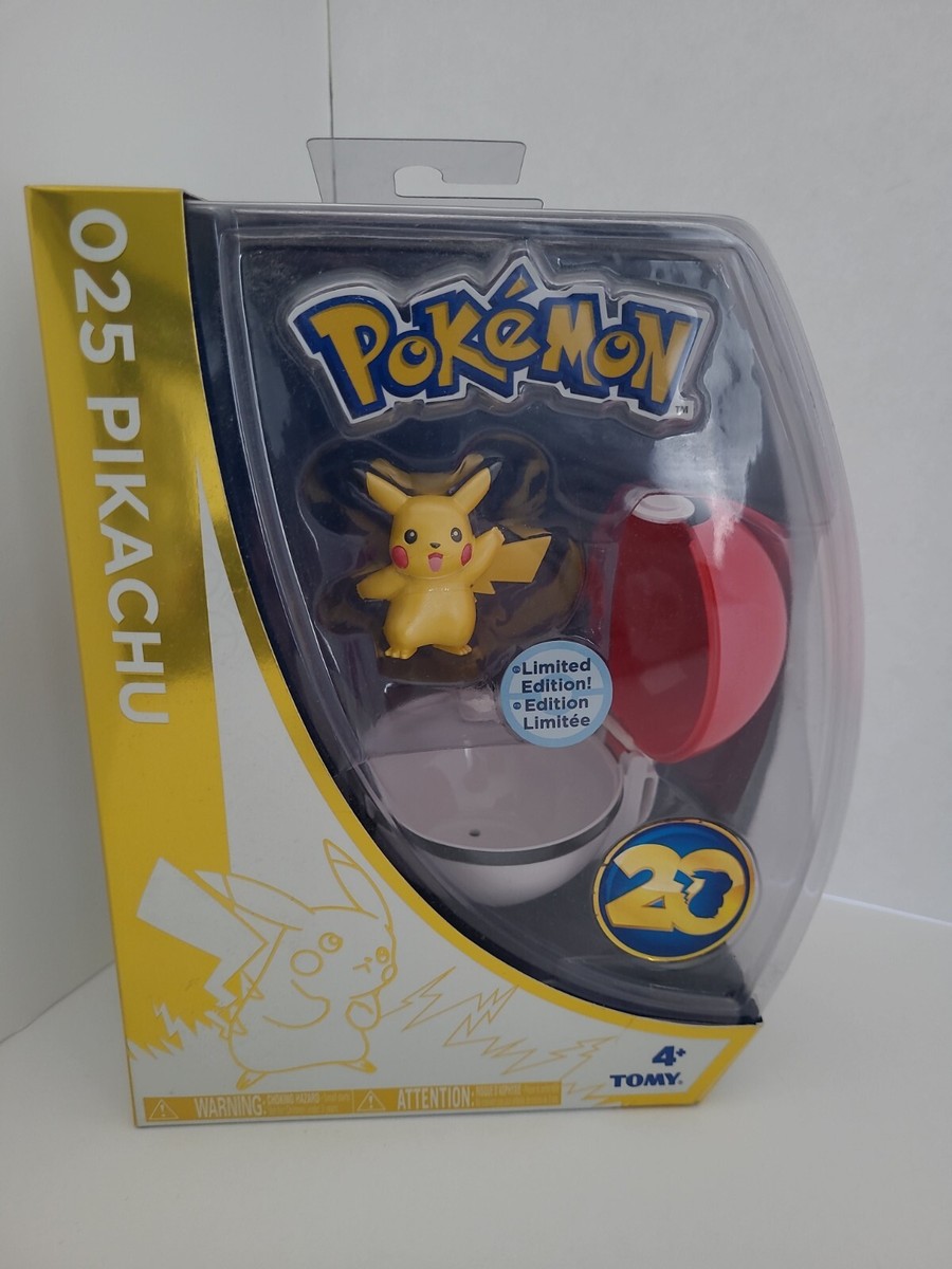 2016 Pokémon 20th Anniversary Pikachu 025 Pokéball Figure Limited