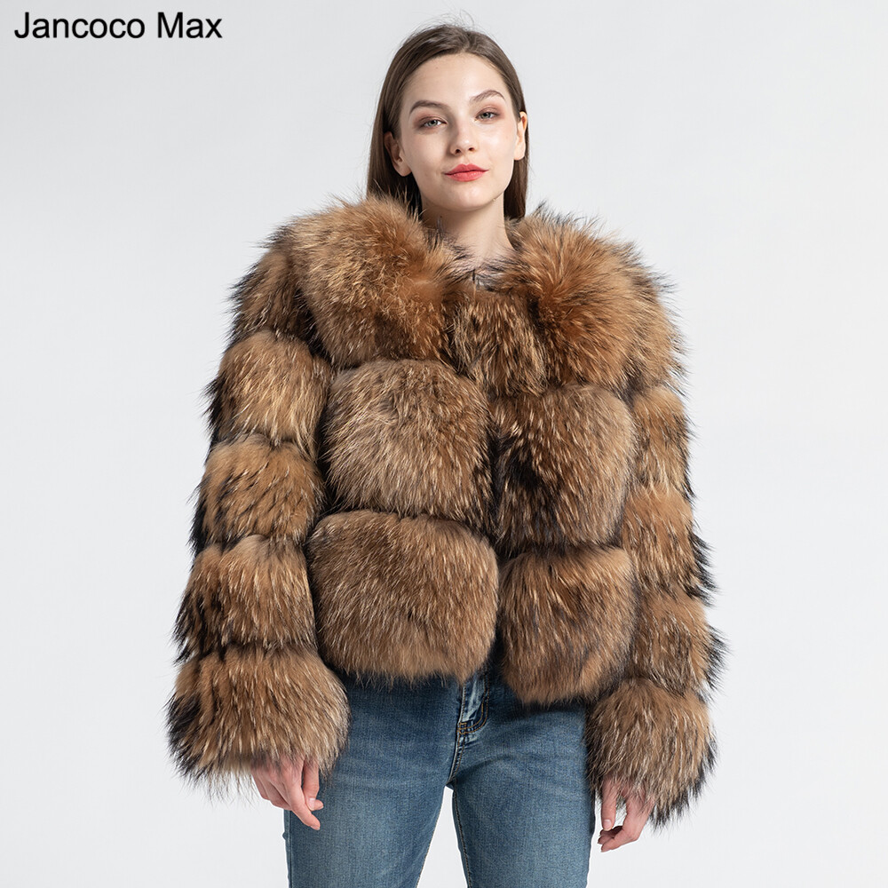 New Women Real Fur Coat Winter Fashion Jacket Thick Warm New Women Real Fur Coat Winter Fashion Jacket Thick Warm