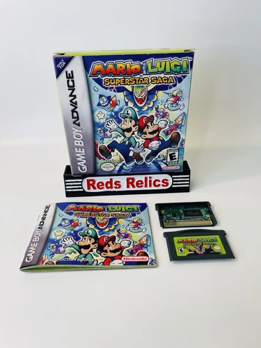 Mario and Luigi: Superstar Saga Gameboy Advance Complete Excellent Shape OEM