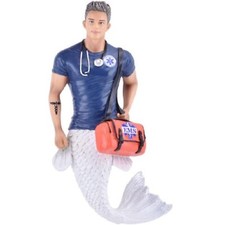 December Diamonds First Responder Merman Christmas Tree Ornament Multicolor