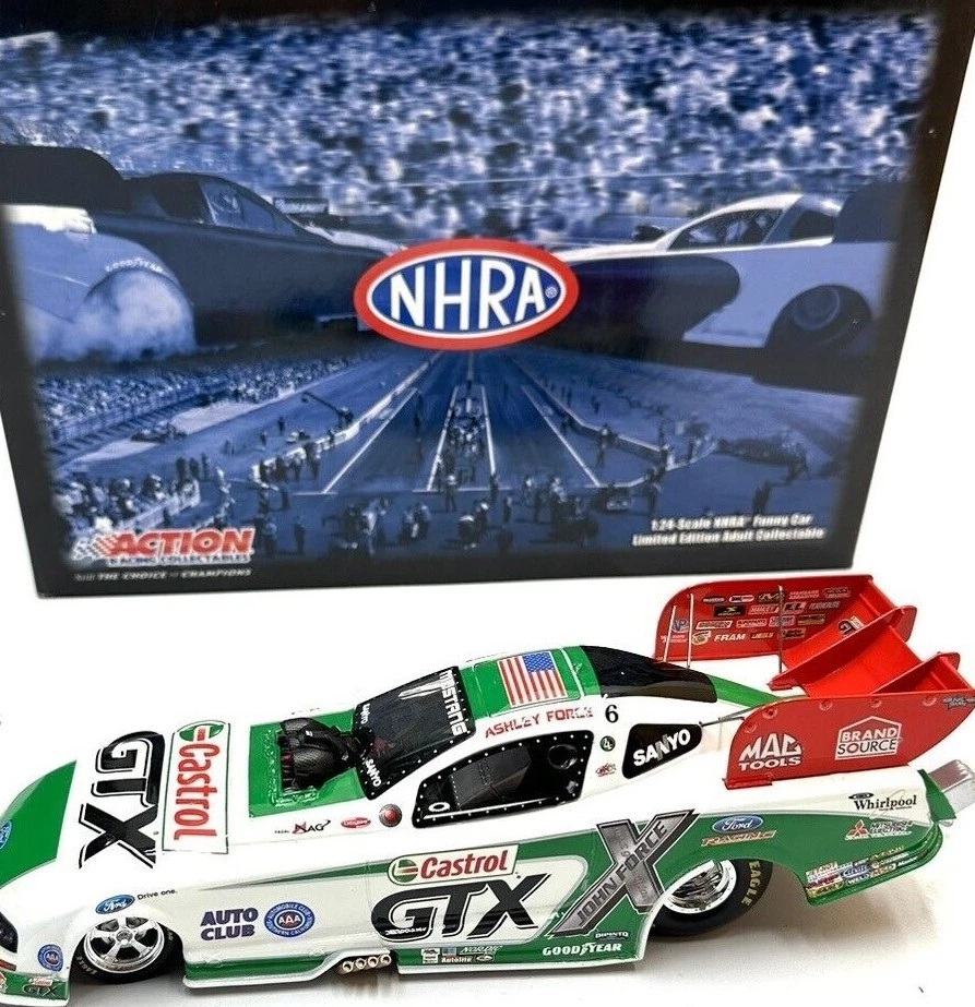 Modellino Action 1:64 Ford Mustang 2008 Ashley Force Castrol GTX - Rookie Of The Year - Foto 5