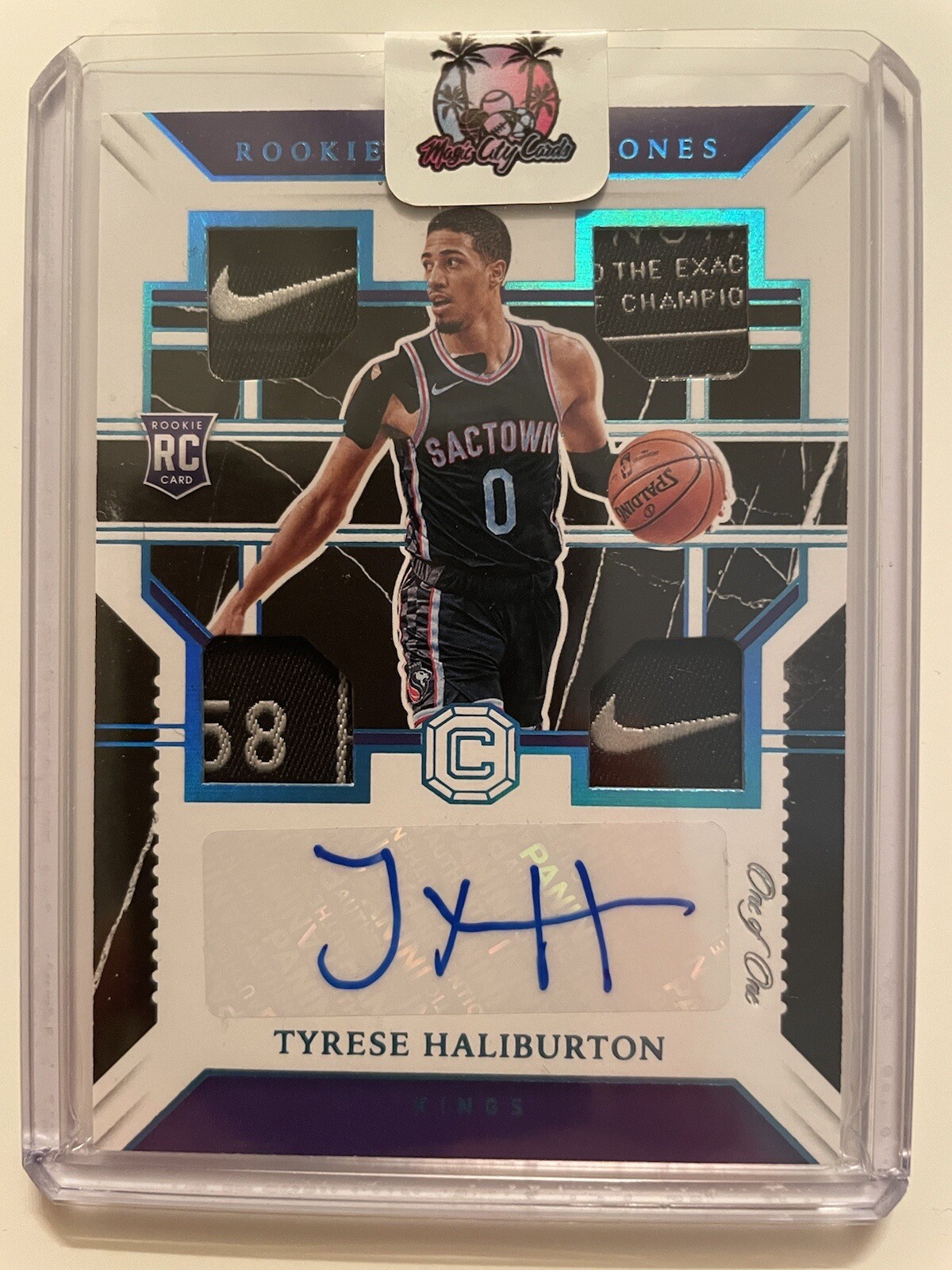 Tyrese Haliburton Autographed Signed Sacramento Kings Fastbreak