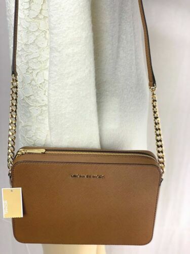 Michael Kors Umhängetasche braun Leder Messenger Handtasche Schulter Damen - Bild 2 von 12