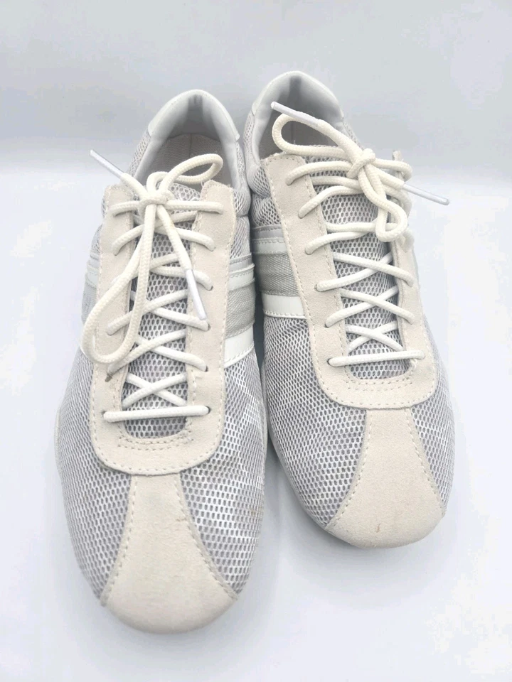 Coach Jayme Zapatos Mujer Talla 8 M Con Cordones Logo Rayas Informales Tenis Gris  Foto 3 de 4